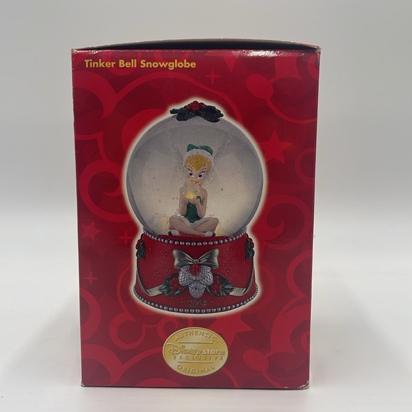 Christmas Disney Store Exclusive TINKER BELL Snow Globe 2004 - Picture 10 of 11